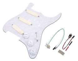 EMG DG-20 David Gilmour Schlagbrett perloid weiß