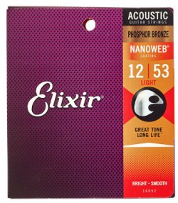 Elixir Nanoweb Light Phosphor Bronze